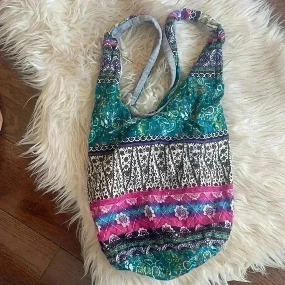Colorful Pattern Canvas Bag